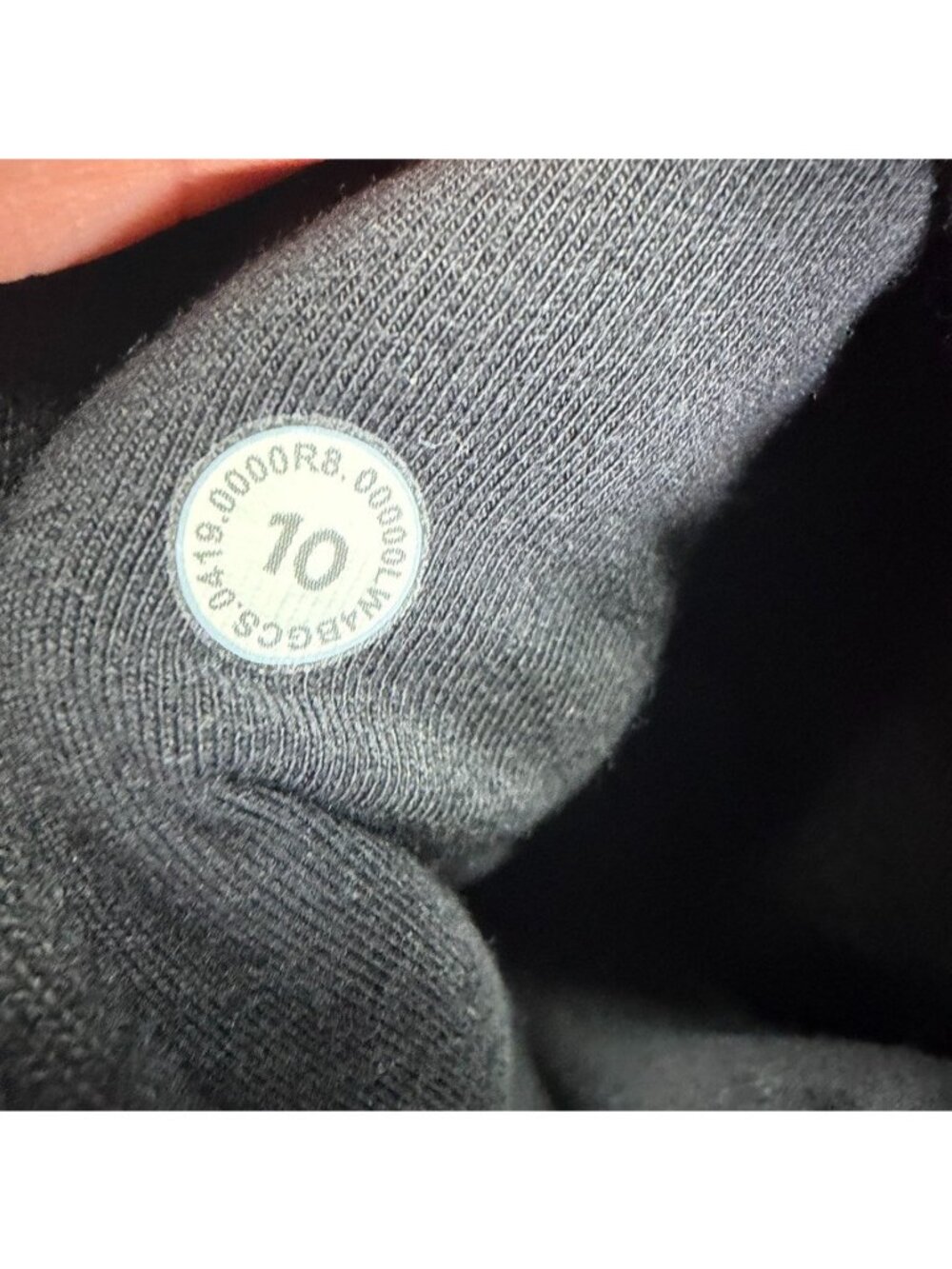 Lululemon Radiant Jacket II Women Size 10 Black High Funnel Neck Ribbed Moto - Picture 6 of 11